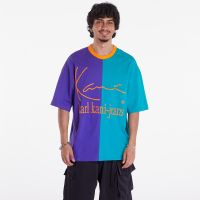 T-shirt Karl Kani KKJ Block Boxy Tee Petrol/ Purple L