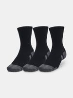 Under Armour Socks UA Performance Cotton 3p Mid-BLK - unisex