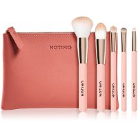 Notino Joy Collection Brush set with pouch набір косметичних пензликів дорожній варіант