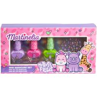 Martinelia My Best Friends Nail Polish & Stickers набір лаків для нігтів для дітей 3x4 мл