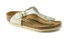 Birkenstock Gizeh Kids BS Narrow Fit Děti - Sandály Birkenstock - Gold - 1015593-5.5 - Size: 5.5