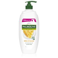 Palmolive Naturals Milk & Honey kremast gel za prhanje in kopel z mlekom in medom z dozirno črpalko 750 ml