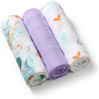 BabyOno Take Care Natural Bamboo Diapers plenice iz blaga Purple 3 kos