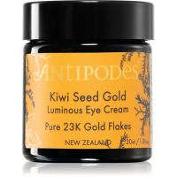 Antipodes Kiwi Seed Gold Luminous Eye Cream krema za osvetljevanje predela okoli oči z zlatom 30 ml