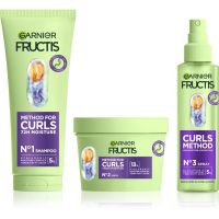Garnier Fructis Curls Method výhodné balenie pre vlnité a kučeravé vlasy 3 ks