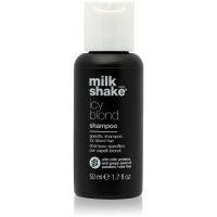 Milk Shake Icy Blond Shampoo szampon neutralizujący żółte odcienie do włosów blond 50 ml