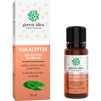 Green Idea Eukalyptus 100% eterično ulje za normalnu funkciju dišnog sustava 10 ml