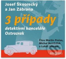 3 případy detektivní kanceláře Ostrozrak (3 CD) - Jan Zábrana, Josef Škvorecký - audiokniha z kategorie Detektivky
