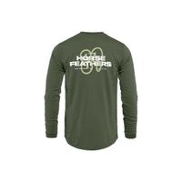 HORSEFEATHERS Bike tričko Fury LS - thyme GREEN velikost S