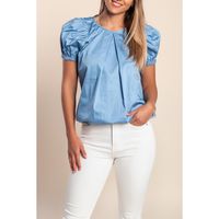 Bluza Kratkih Rukava, Plava