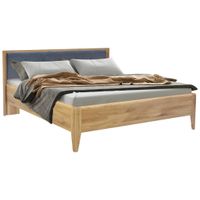 Linea Natura POSTEĽ, 180/200 cm, antracitová, divoký dub