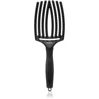 Olivia Garden Fingerbrush Boar & Nylon Щітка для волосся з нейлоновими й кабанячими щетинками Full Black L 1 кс