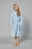 Misti Long Sleeve Bathrobe for Girls - Blue