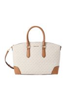 MICHAEL Michael Kors Ručna torbica  zeleno smeđa / pastelno žuta
