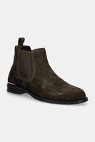 Semišové topánky chelsea Tommy Hilfiger CORE RWB HILFIGER SUEDE CHELSEA