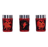 kieliszki (zestaw 3 sztuk) AC/DC - Logo