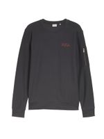 TOM TAILOR Sweater majica  sepija / antracit siva