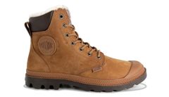 Palladium Pampa Sport Cuff Waterproof Shearling Unisex - Cipele Palladium - Smeđa - 72992-697-M-11 - Size: 11