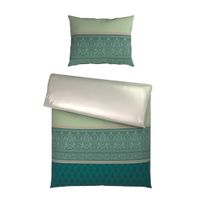 Bio:Vio POSTEĽNÁ BIELIZEŇ, satén, zelená, 140/200 cm