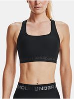 Černá sportovní podprsenka Under Armour Crossback Mid Bra