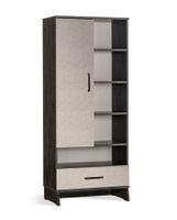 Knižnica so zásuvkou falko - dub rebap