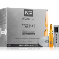 MartiDerm Platinum Photo Age HA+ anti-aging Gesichtsserum in Ampullen mit Vitamin C 10x2 ml