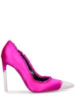 105mm Painted Satin Sandals