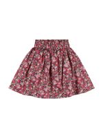 Valentina Printed Cotton Poplin Skirt