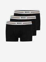 BOSS Boxershorts 3 Stück Schwarz