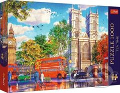 Čajový čas: Pohľad na Londýn - puzzle z kategorie Umělecké