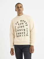 Celio Sweatshirt Beige