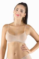 Podprsenkový top Gina 07015P - ECO bambus Béžová M/L