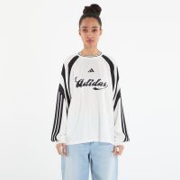 T-shirt adidas House Of Tiro Long Sleeve Jersey Off White/ Black XS