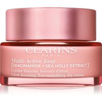 Clarins Multi-Active Day Cream All Skin Types cremă pentru netezirea și strălucirea pielii pentru toate tipurile de ten 50 ml