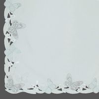 Esposa OBRUS, 85/85 cm, biela