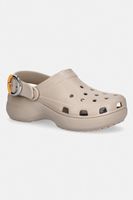 Crocs papuci cu platformă pentru femei Classic Platform Buckle Clog