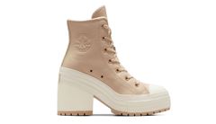 Converse Chuck 70 De Luxe Heel Platform Weatherized Leather - Dámske - Tenisky Converse - Hnedé - A12345C - Veľkosť: 39