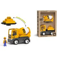 ECO MultiGO Build 2+1 - Igráček stavbař, domíchávač, deska