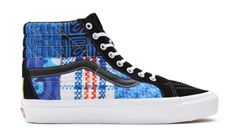 Vans X Spongebob Sk8-Hi 38 Dx Sandy Liang Patchwork - Dámske - Tenisky Vans - Modré - VN0A54FB9ZP - Veľkosť: 38.5