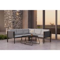 Beldano TERASOVÁ SEDACIA SÚPRAVA 5-dielne, kov, textil