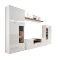 MID.YOU VIACDIELNA OBÝVACIA STENA, biela, farba duba