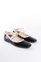 Capone Outfitters Troked Women's Ballerinas with Ankle Strap