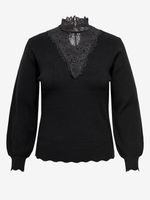 ONLY CARMAKOMA Rebecca Pullover Schwarz