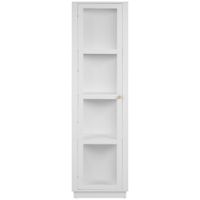 MID.YOU VITRÍNA, biela, 56/195/40 cm
