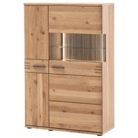 Livetastic VYSOKÁ KOMODA, trámový dub, farba duba, 90/136/37 cm