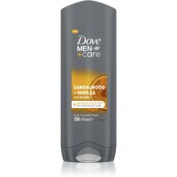 Dove Men+Care Sandalwood&Vanilla gel za prhanje 3v1 za moške 250 ml