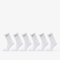 Nike Everyday Plus Cushioned Training Crew Socks 6-Pack White/ Black XL