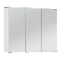 Stylife ZRKADLOVÁ SKRINKA, biela, 90/72/18 cm