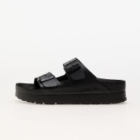 Trampki Birkenstock Arizona PAP Flex Platform Natural Leather Black EUR 36