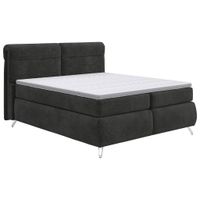 Welnova BOXSPRINGOVÁ POSTEĽ, 180/200 cm, antracitová